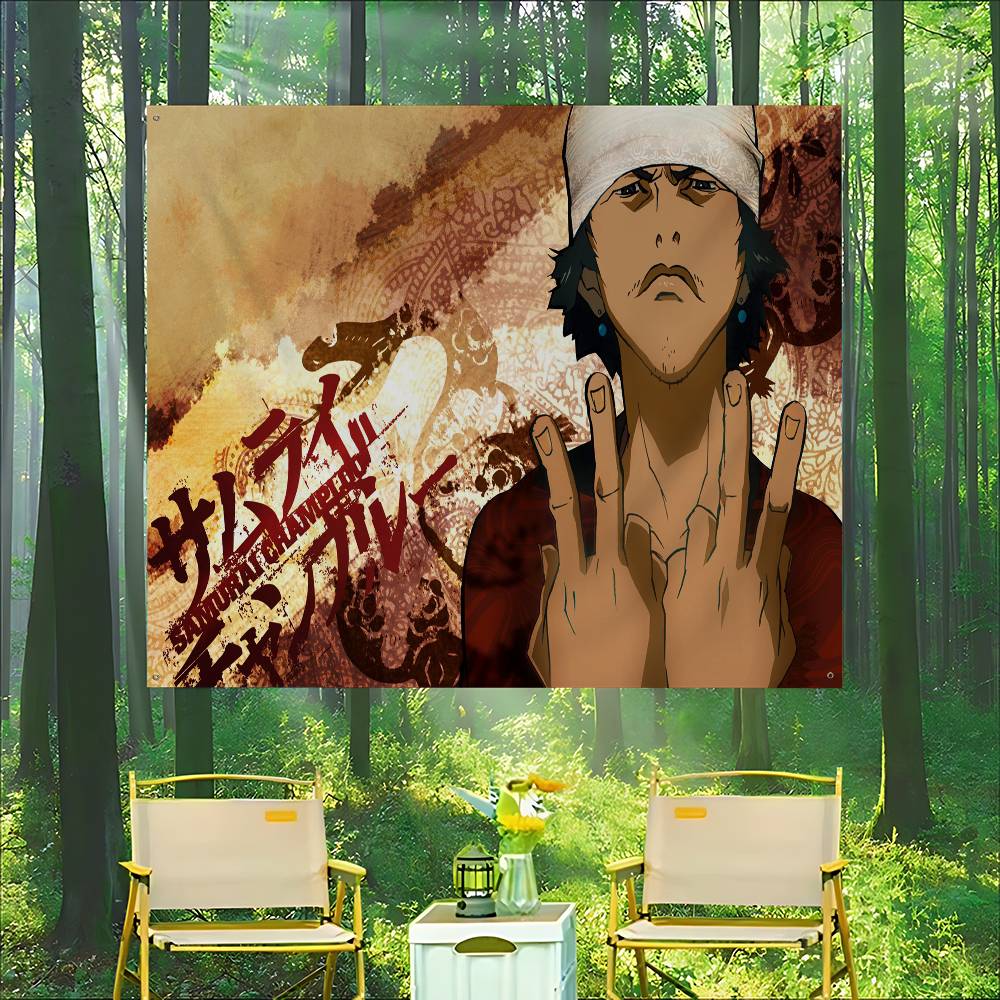 Commercial Printing Company - Vintage Anime S-Samurai-Champloo Advanced Printing Commercial