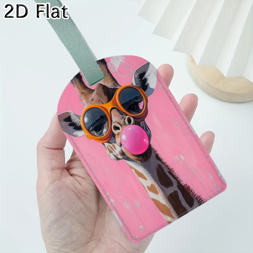 Cute Giraffe Luggage Tag Trave - Label Maker recension och pris