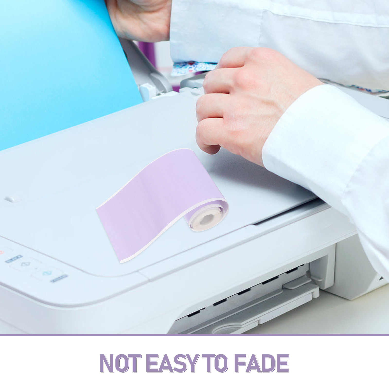 8 Rolls Color Thermal Printer  - Label Printer recension och pris