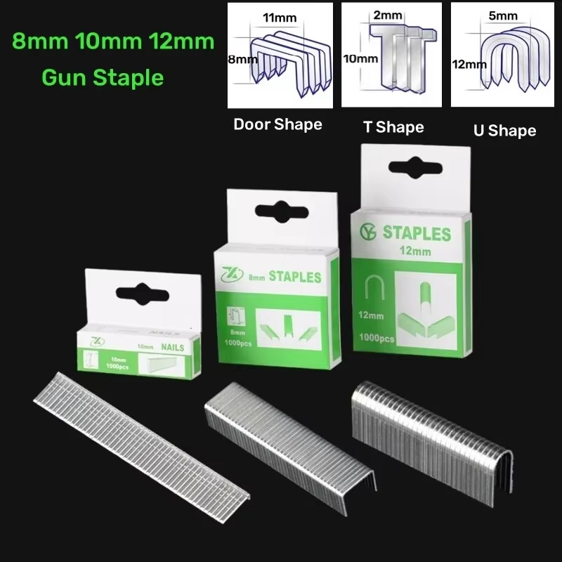 1000PC U/T/Door Shaped Staples - Stapler Heavy Duty recension och pris