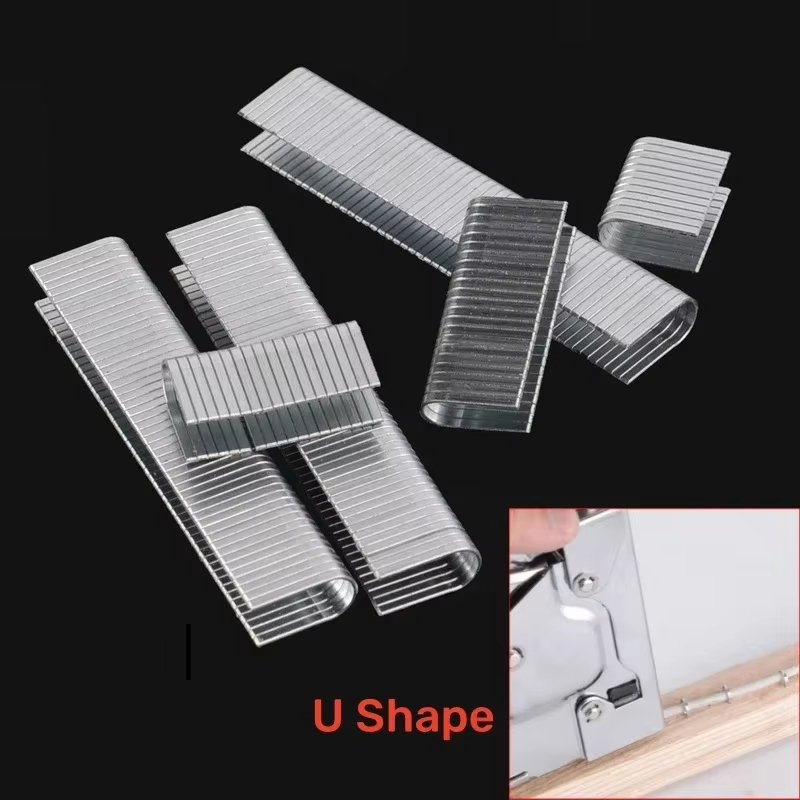 1000PC U/T/Door Shaped Staples - Stapler Heavy Duty recension och pris