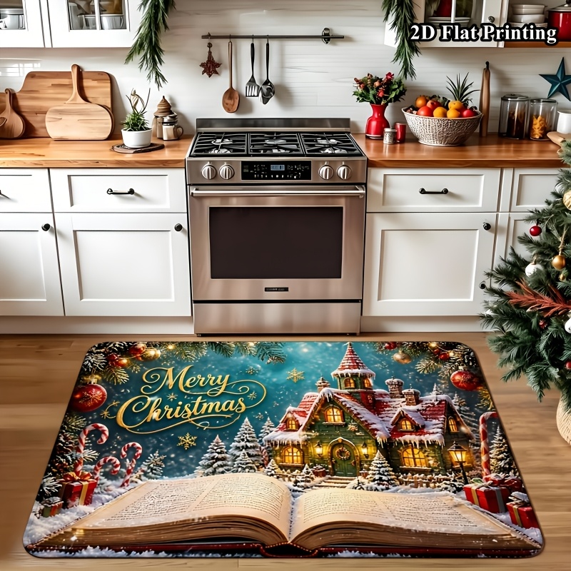 1pc 2D Flat Christmas Rug, Mag - Commercial Book Printing Machines recension och pris
