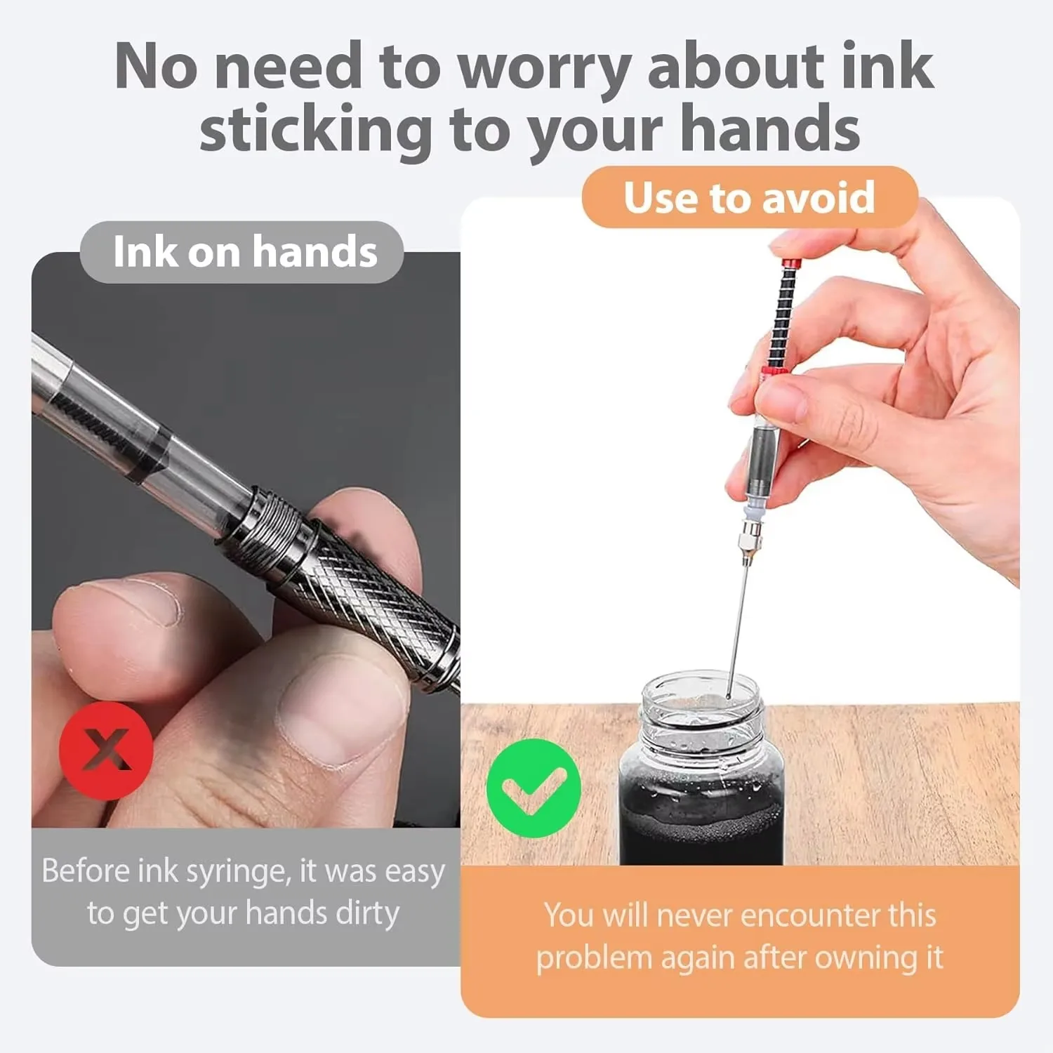 Fountain Pen Filler Ink Pen Sy - Ink Cartridge recension och pris