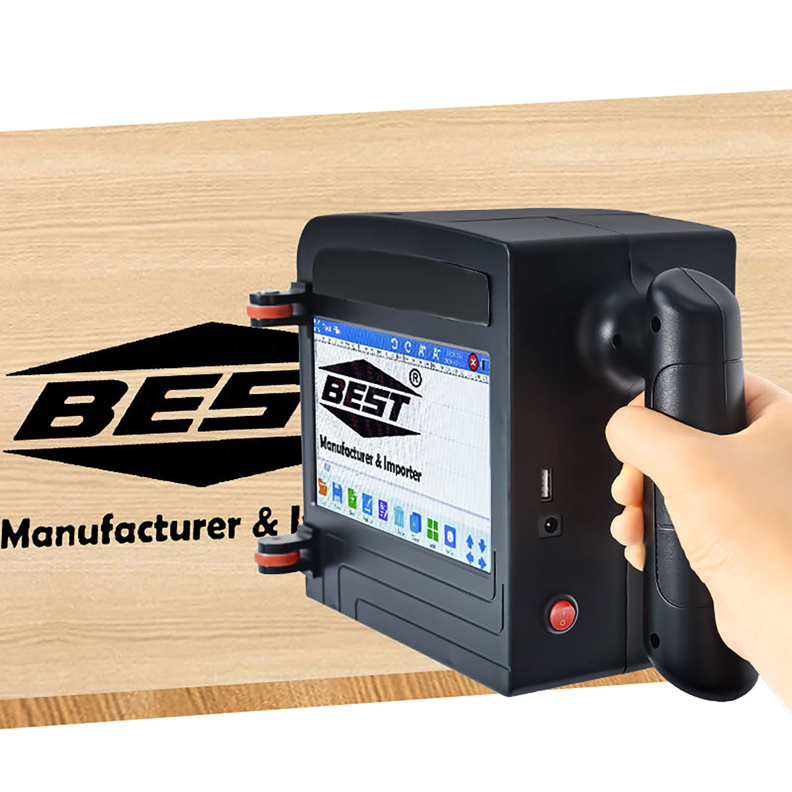 ZM-C100 10CM Portable Handheld - Barcode Printer recension och pris