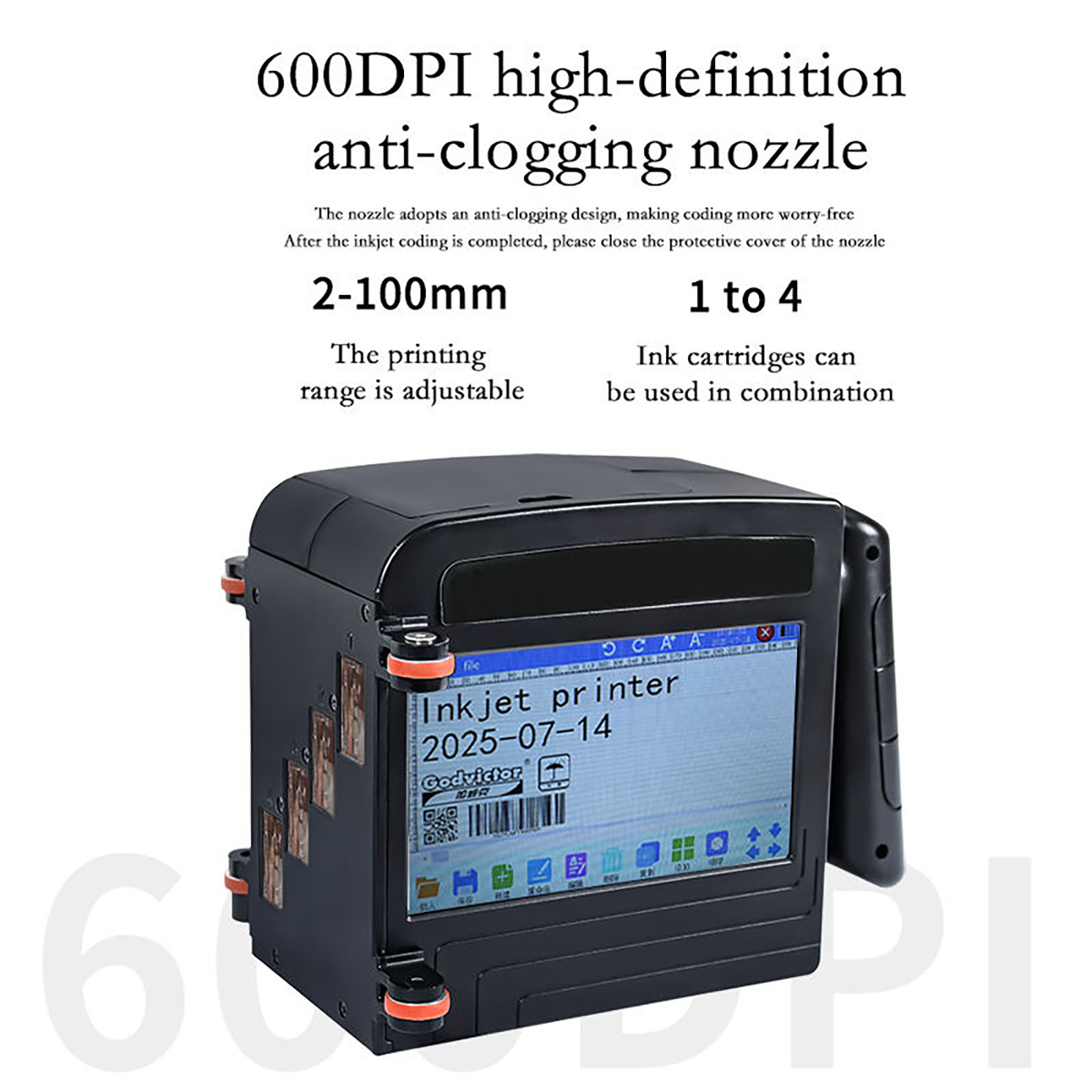 ZM-C100 10CM Portable Handheld - Barcode Printer recension och pris