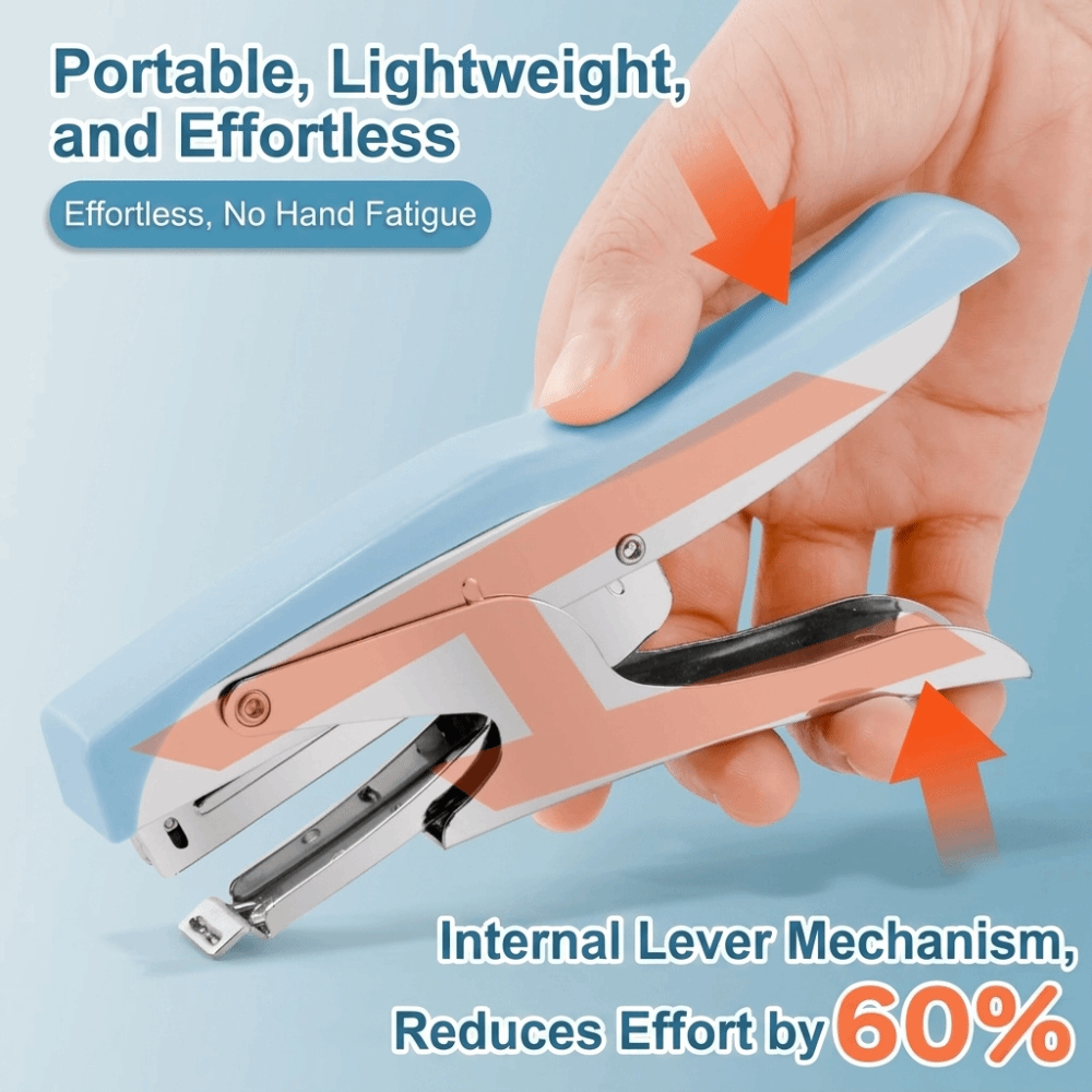 Lever-Operated Metal Handheld  - Stapler Heavy Duty recension och pris