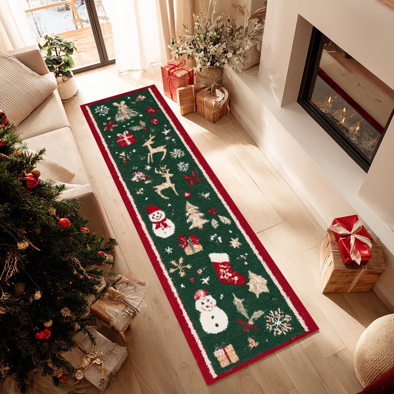 Xmas Bauble Print Runner Rug P - Commercial Fabric Printing Machine recension och pris