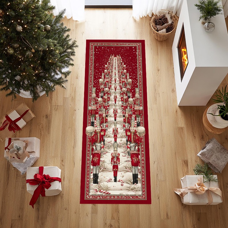 Xmas Bauble Print Runner Rug P - Commercial Fabric Printing Machine recension och pris