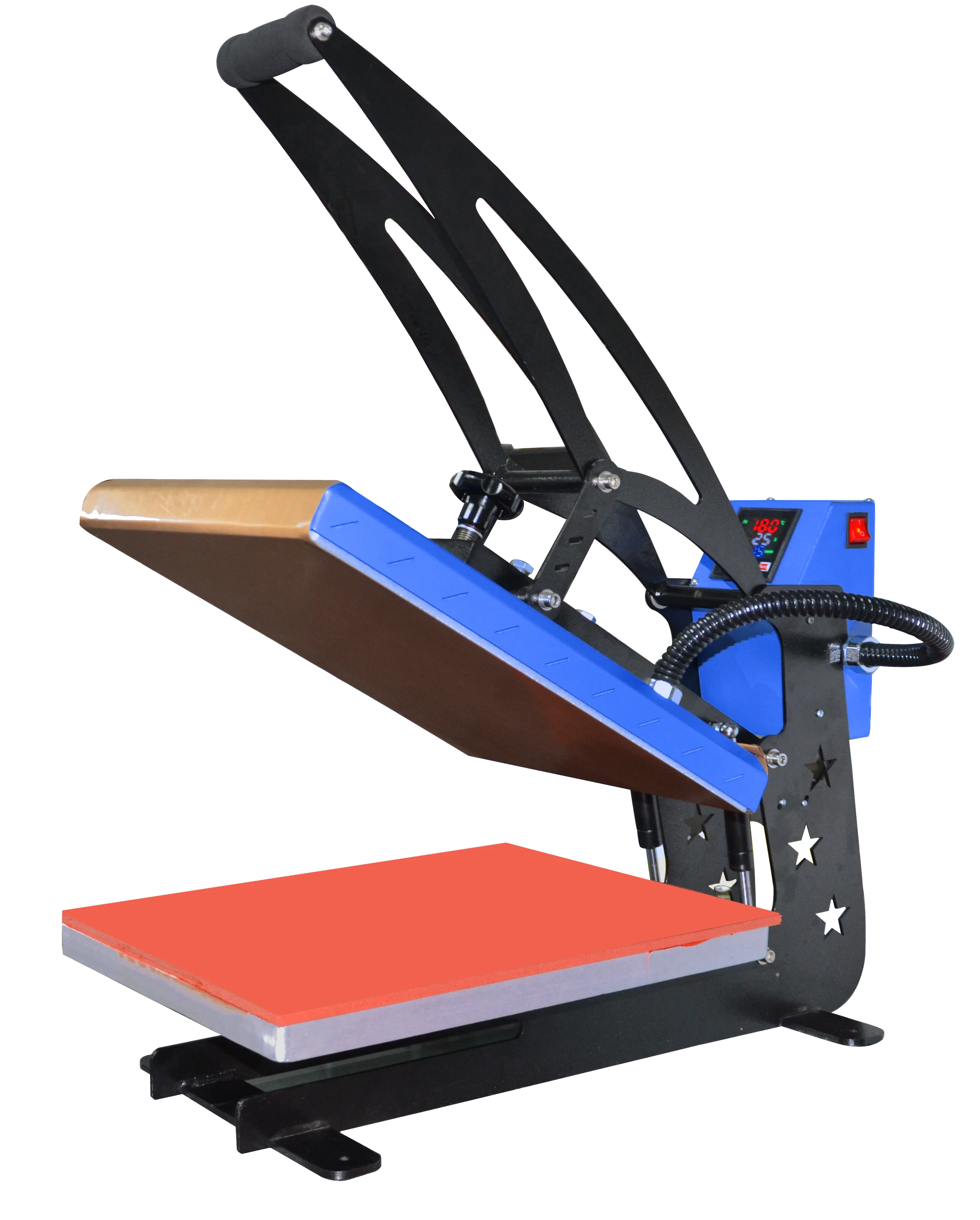 Manual High Pressure Heat Pres - Commercial Fabric Printing Machine recension och pris