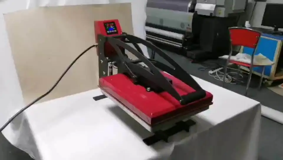 Manual High Pressure Heat Pres - Commercial Fabric Printing Machine recension och pris
