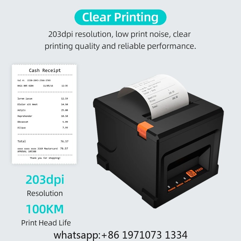 【POS-8360】80mm USB+LAN Receipt - Receipt Printer recension och pris