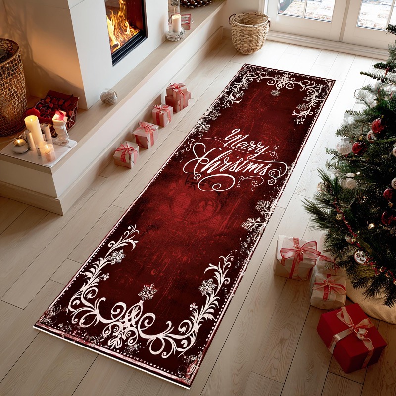 Santa Gift Print Runner Rug Pr - Commercial Fabric Printing Machine recension och pris