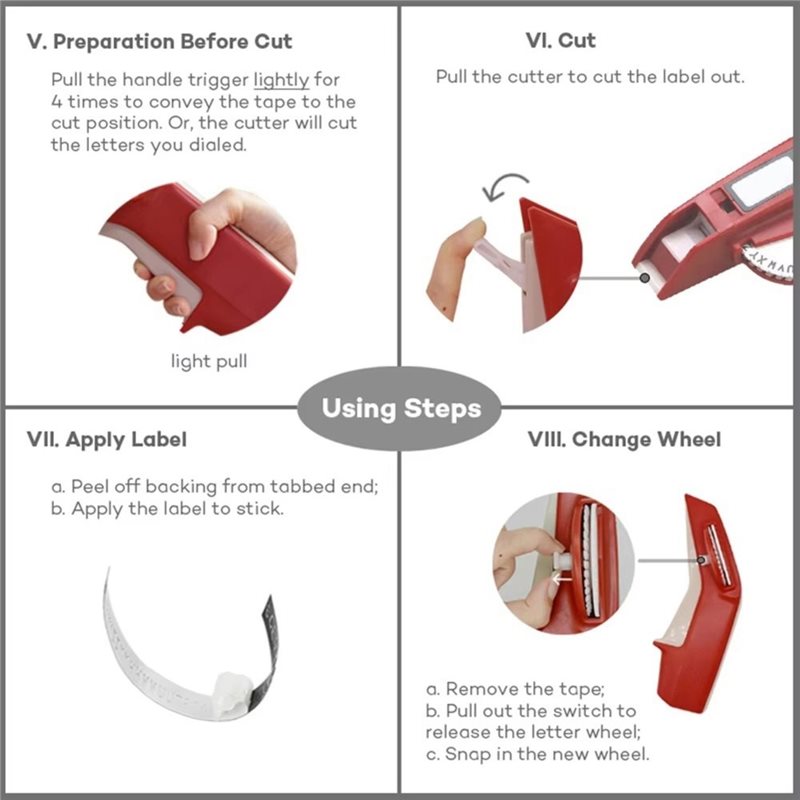 SHGO-DIY Manual Embossing Labe - Label Maker recension och pris